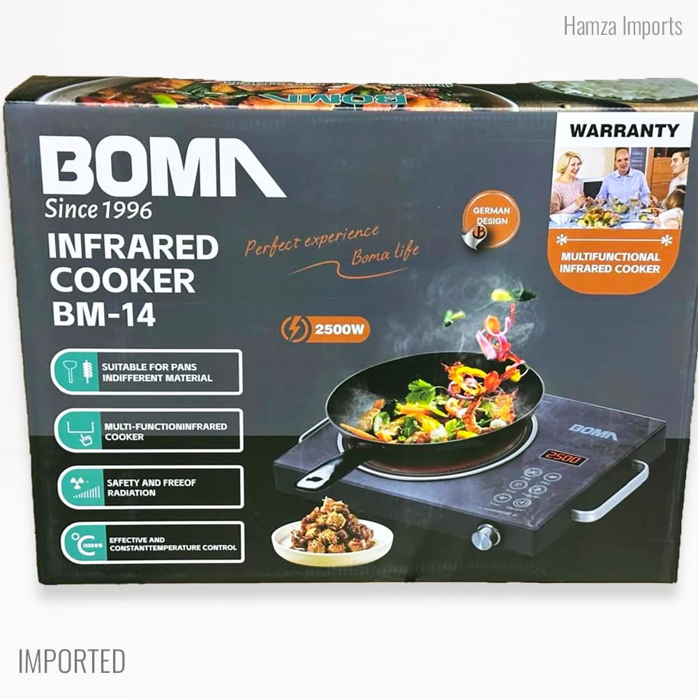 BOMA BM-14 Infrared Cooker - LOT Imported