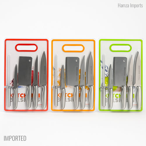 6pcs Kitchen Knife Set – 15x9 inch
