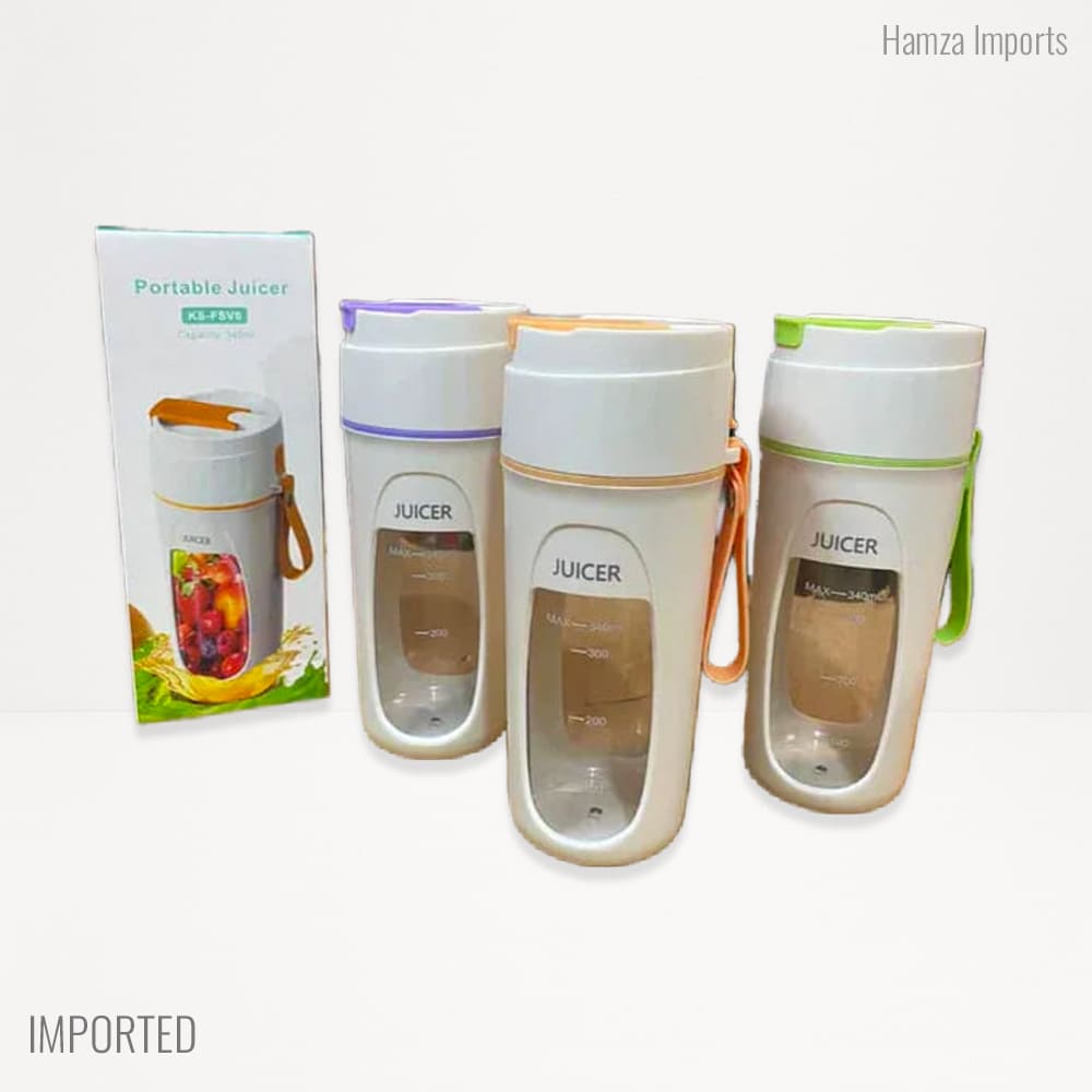 Imported 8-Blade Portable Rechargeable Blender – 340ml
