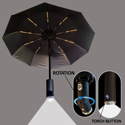 Imported Foldable LED Automatic Umbrella